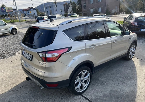 Ford Escape cena 74600 przebieg: 108951, rok produkcji 2018 z Biała małe 137